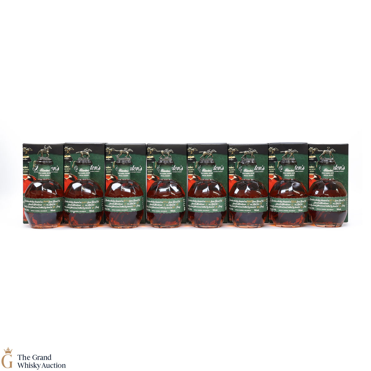 Blanton's - Special Reserve Dumped 2022 - Complete Stopper Collection (8 x 70cl)