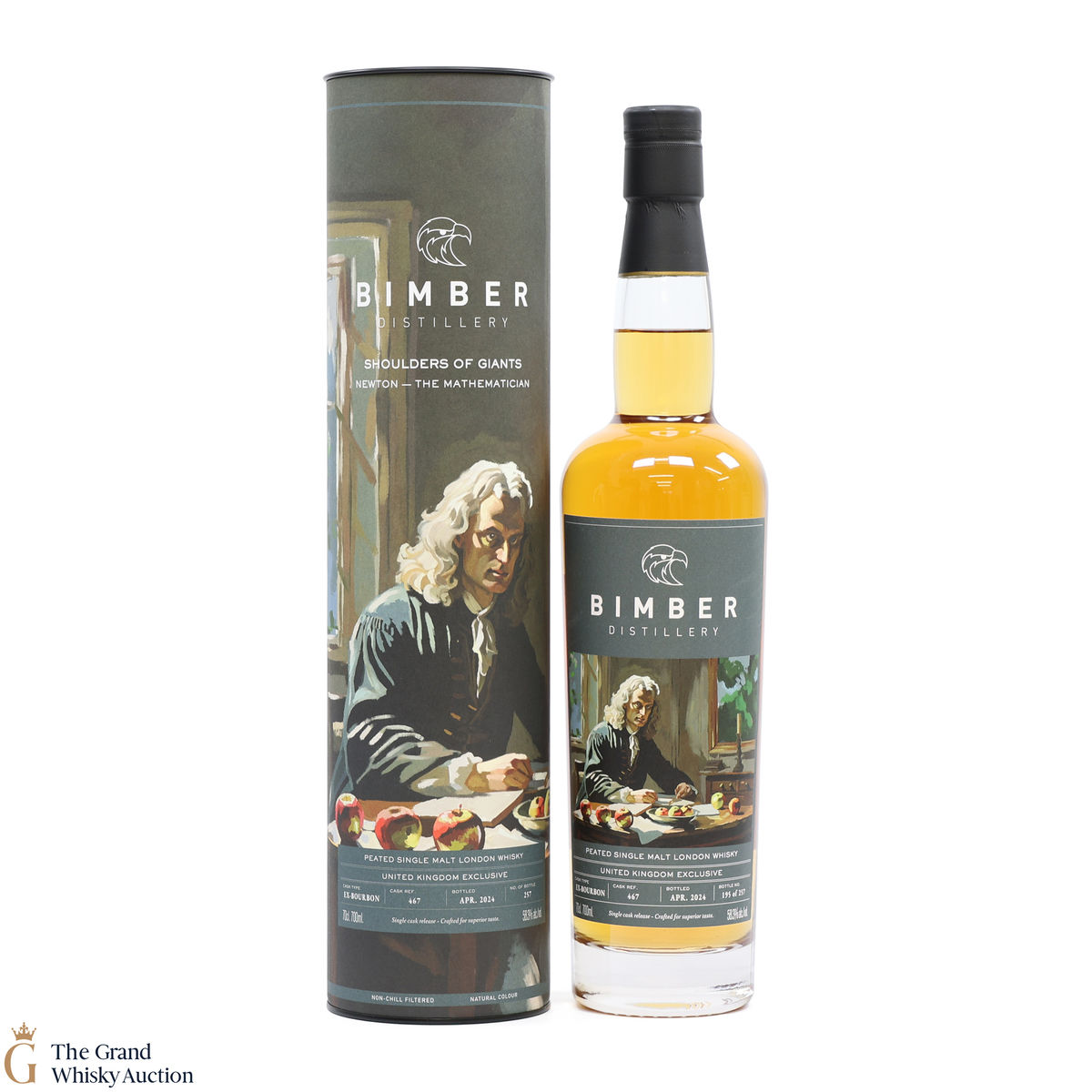 Bimber - Ex-Bourbon Single Cask #467 - Shoulders Of Giants - Newton - The Mathematician