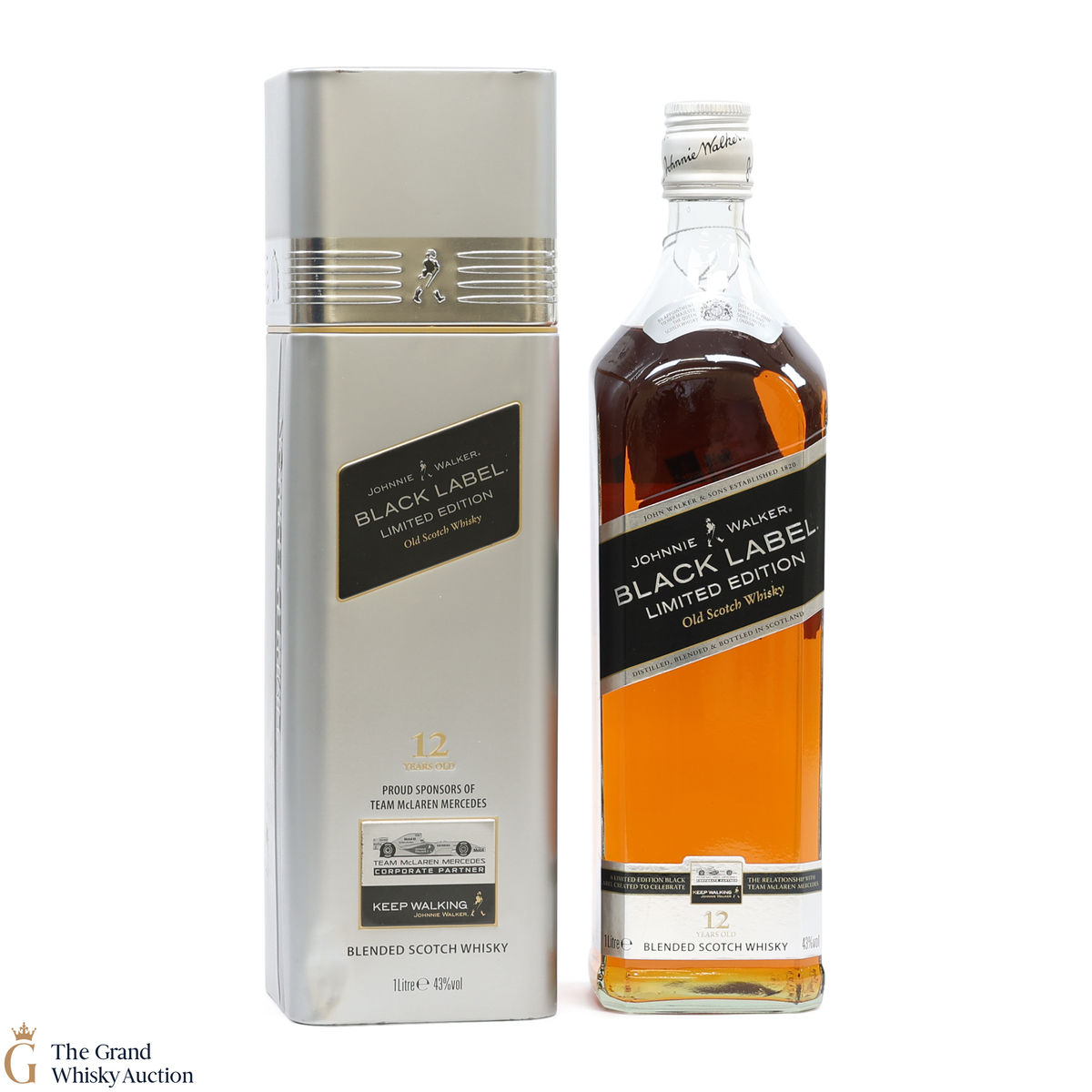 Johnnie Walker - 12 Year Old - Black Label - McLaren Mercedes Limited Edition (1L)