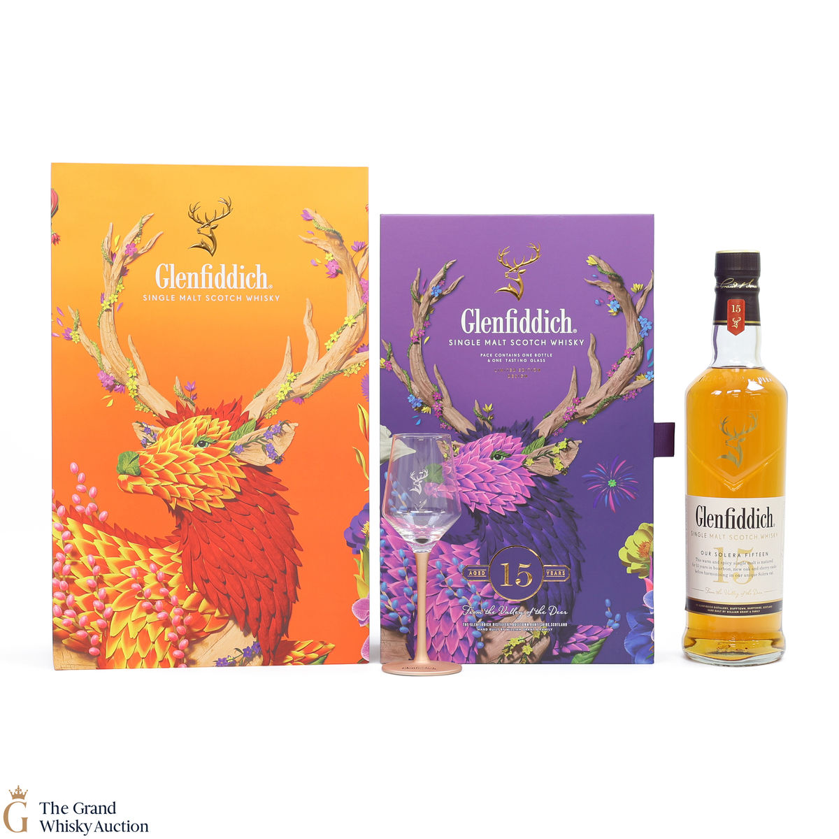 Glenfiddich - 15 Year Old - Solera Limited Edition Design & Glass
