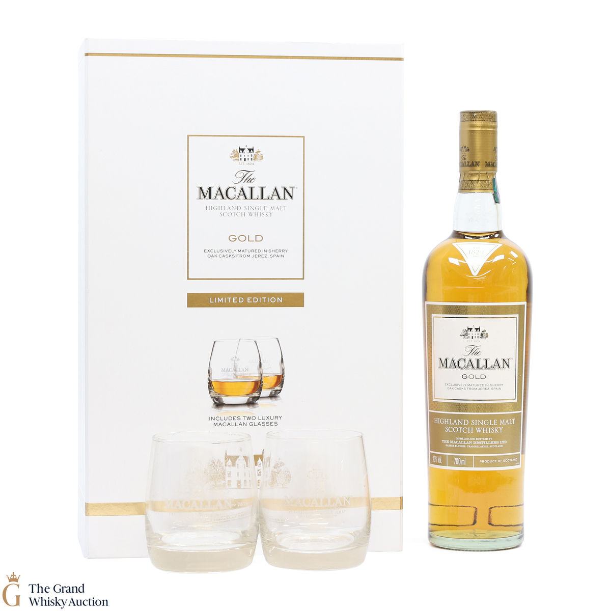 Macallan - Gold (Limited Edition with 2 x Glasses)