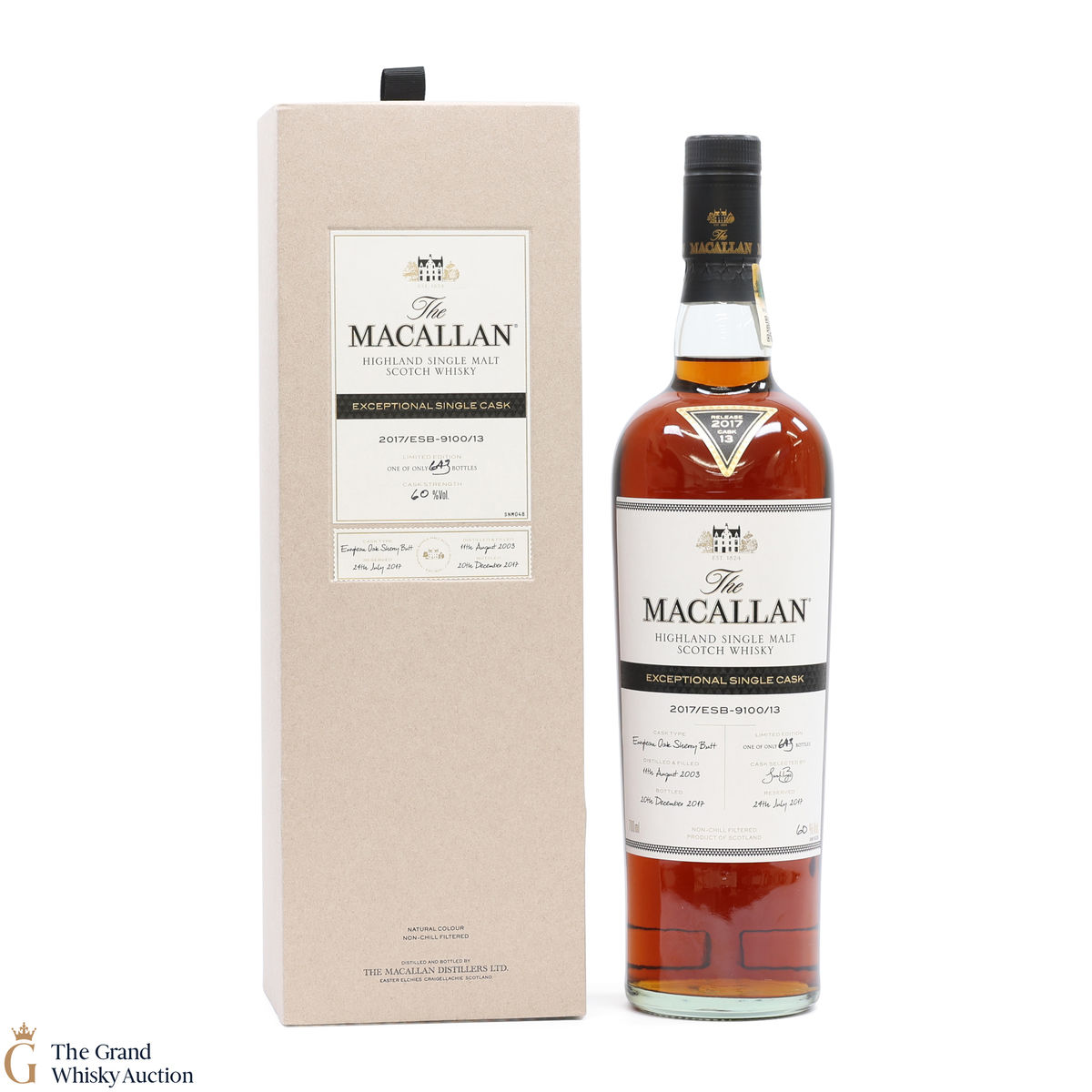 Macallan - 2003 Exceptional Cask #9100-13 2017 Release
