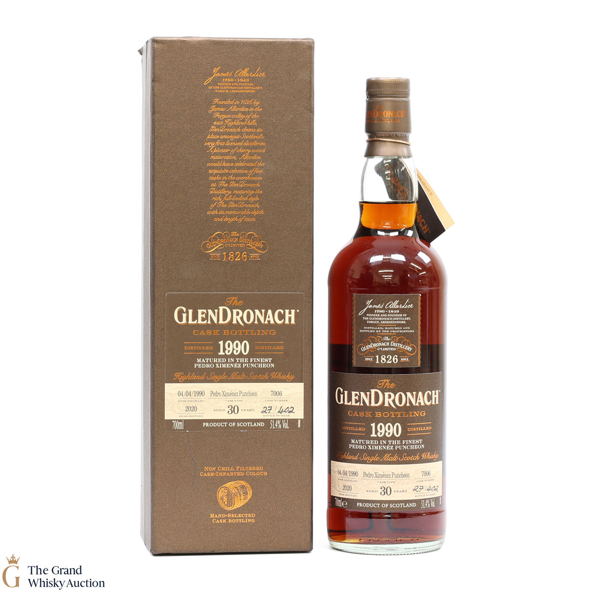 Glendronach - 30 Year Old 1990 - Single Cask #7006