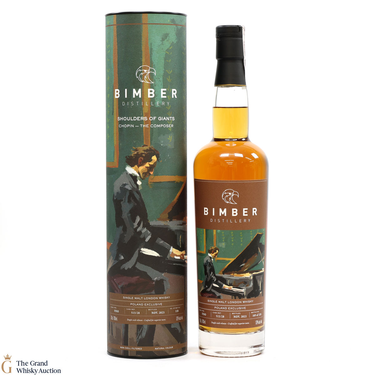 Bimber - Fino Single Cask #513/28 - Shoulders Of Giants - Chopin - The Composer
