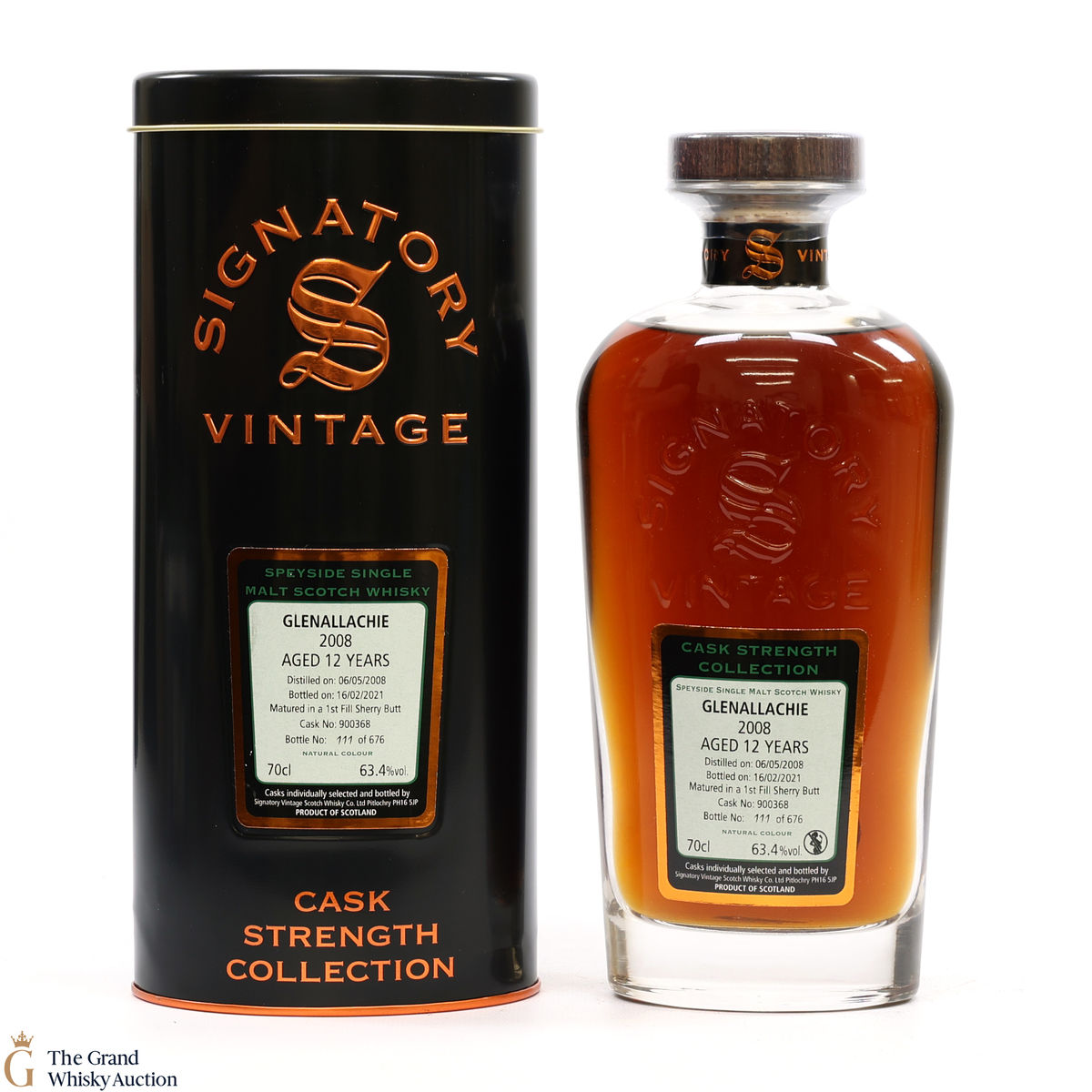 Glenallachie - 12 Year Old 2008 #900368 - Signatory Vintage