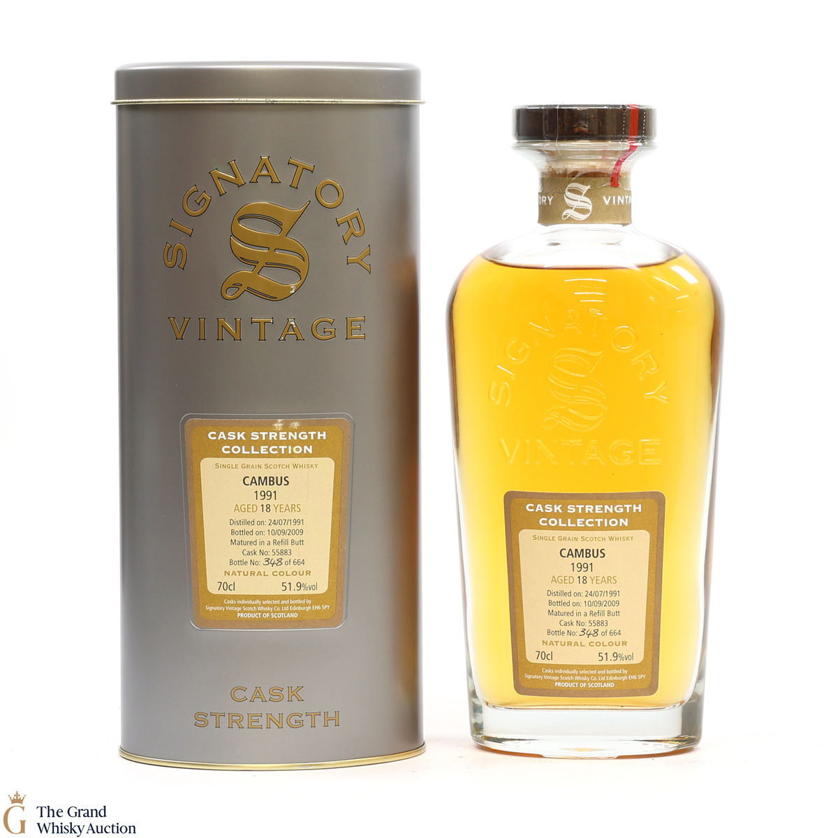 Cambus - 18 Year Old 1991 #55883 - Signatory Vintage
