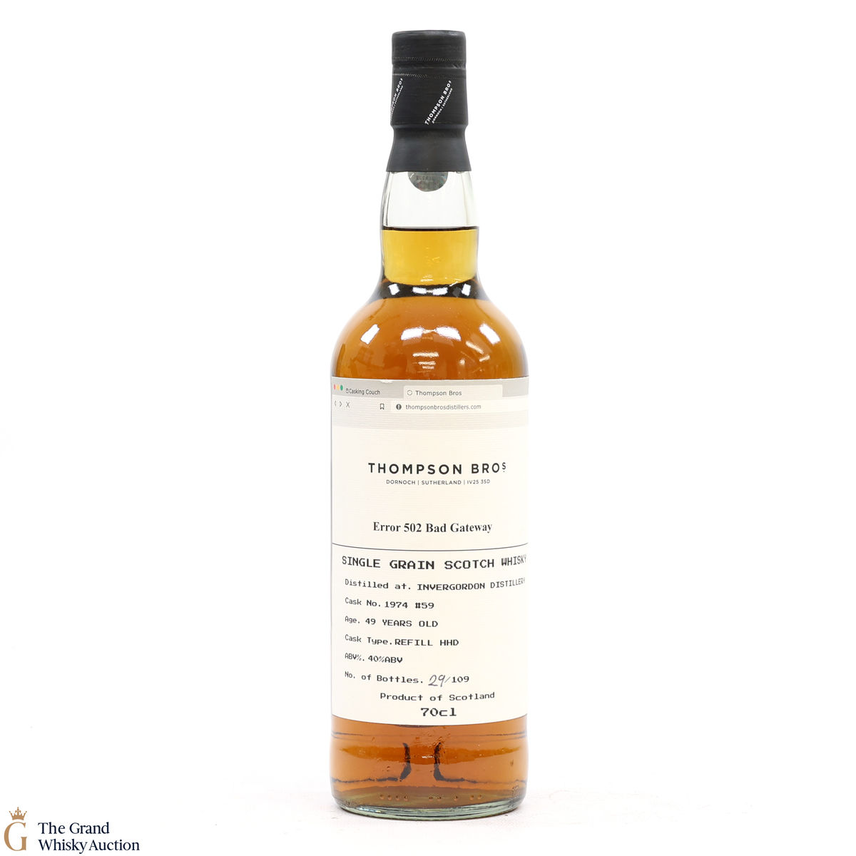 Invergordon - 49 Year Old 1974 #59 - Thompson Bro's Error 502 Bad Gateway