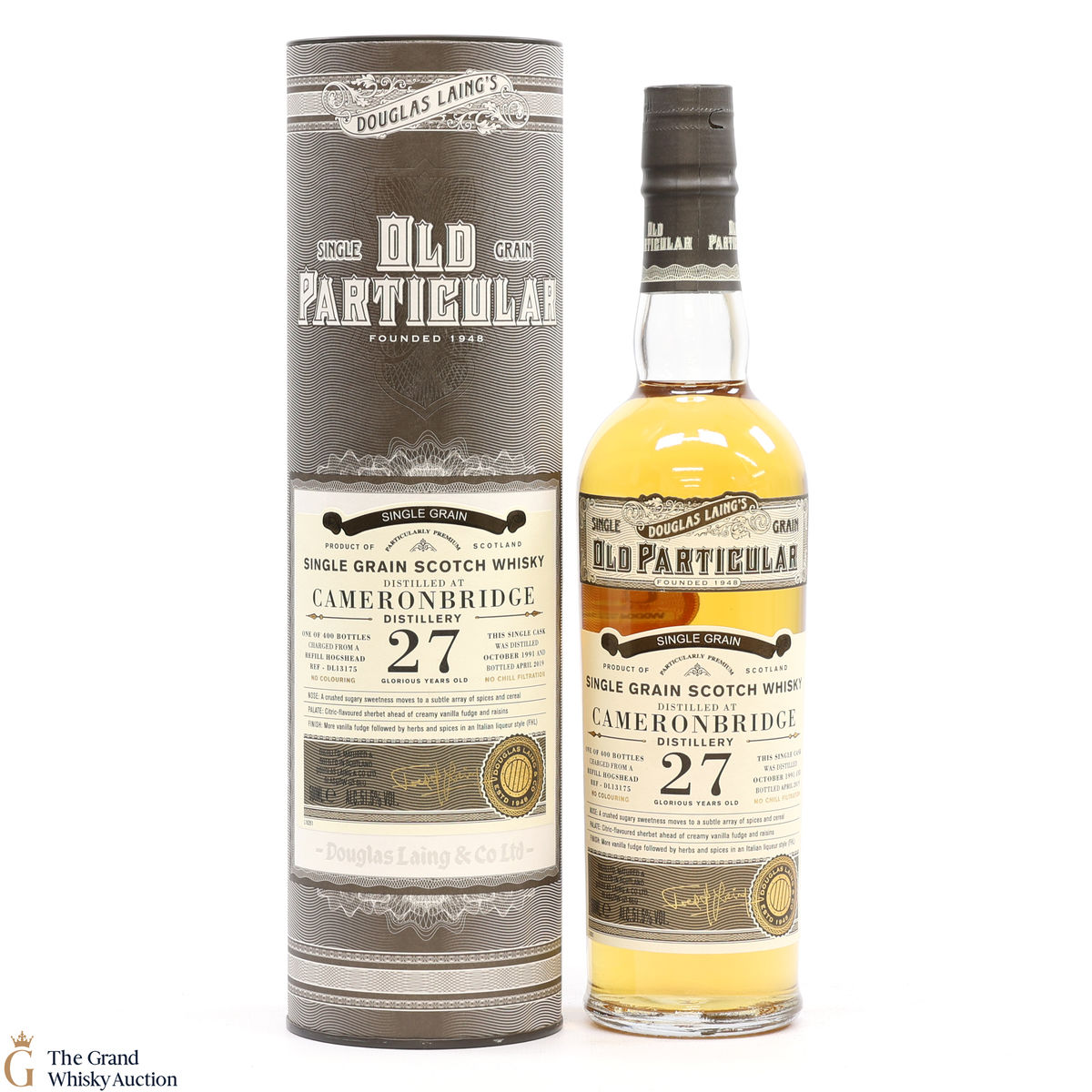 Cameronbridge Distillery - 27 Year Old #DL13175 - Old Particular