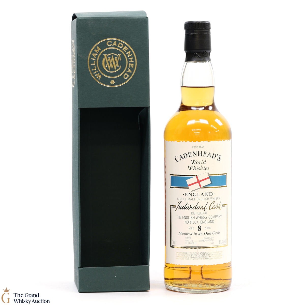 English Whisky Co - 8 Year Old - Cadenhead's World Whiskies