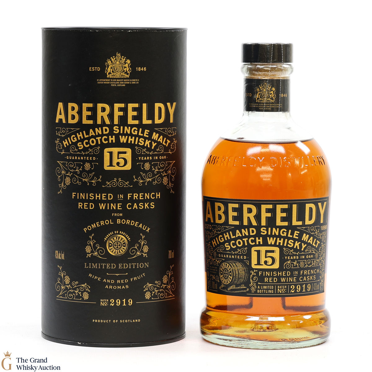 Aberfeldy - 15 Year Old - French Red Wine Cask - Limited Edition
