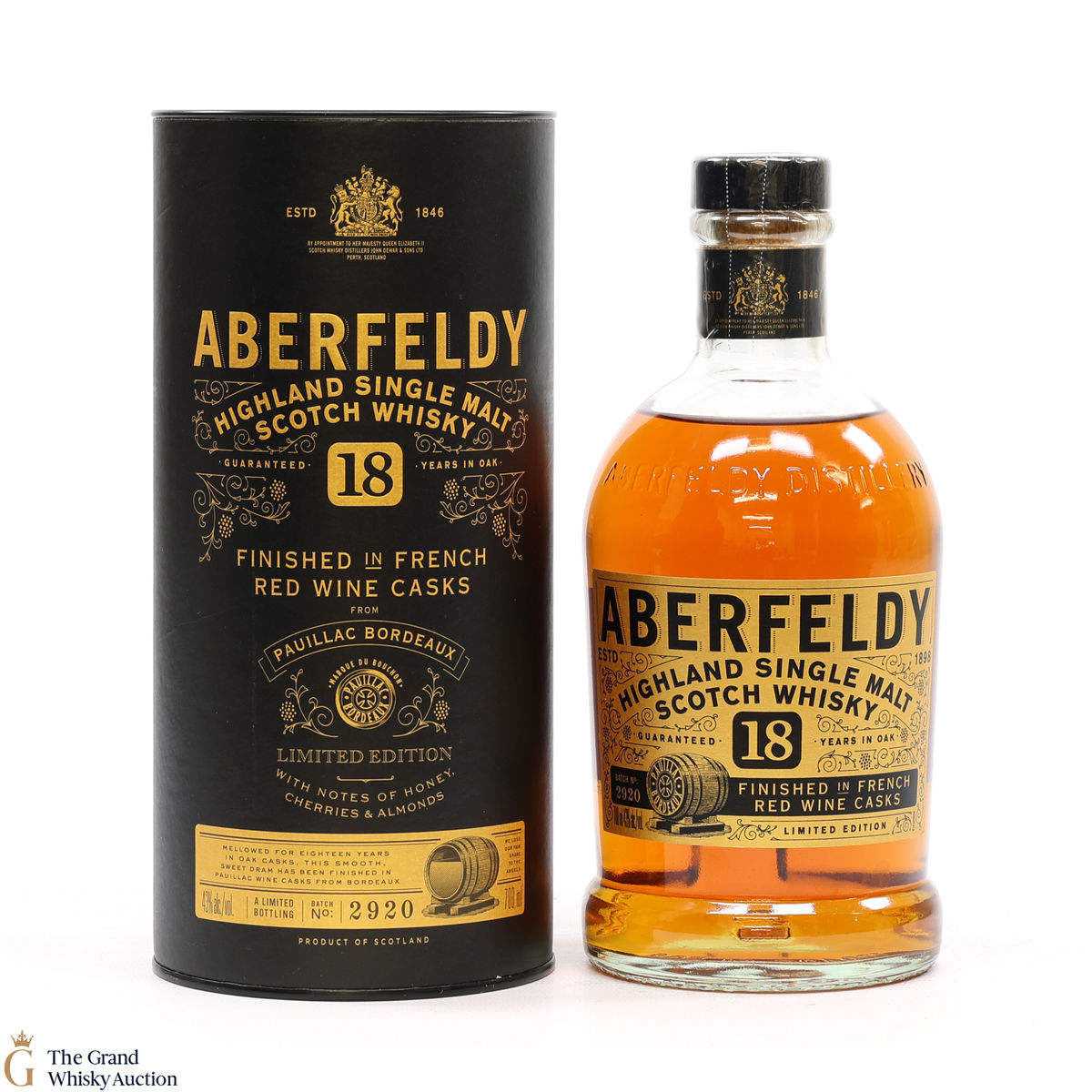 Aberfeldy - 18 Year Old - French Red Wine Cask - Limited Edition