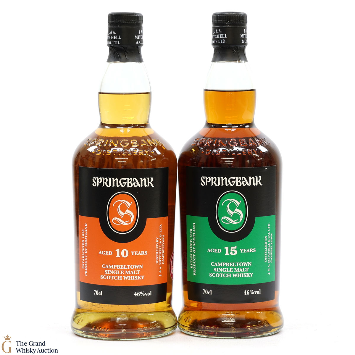 Springbank - 10 & 15 Year Old (2 x 70cl)