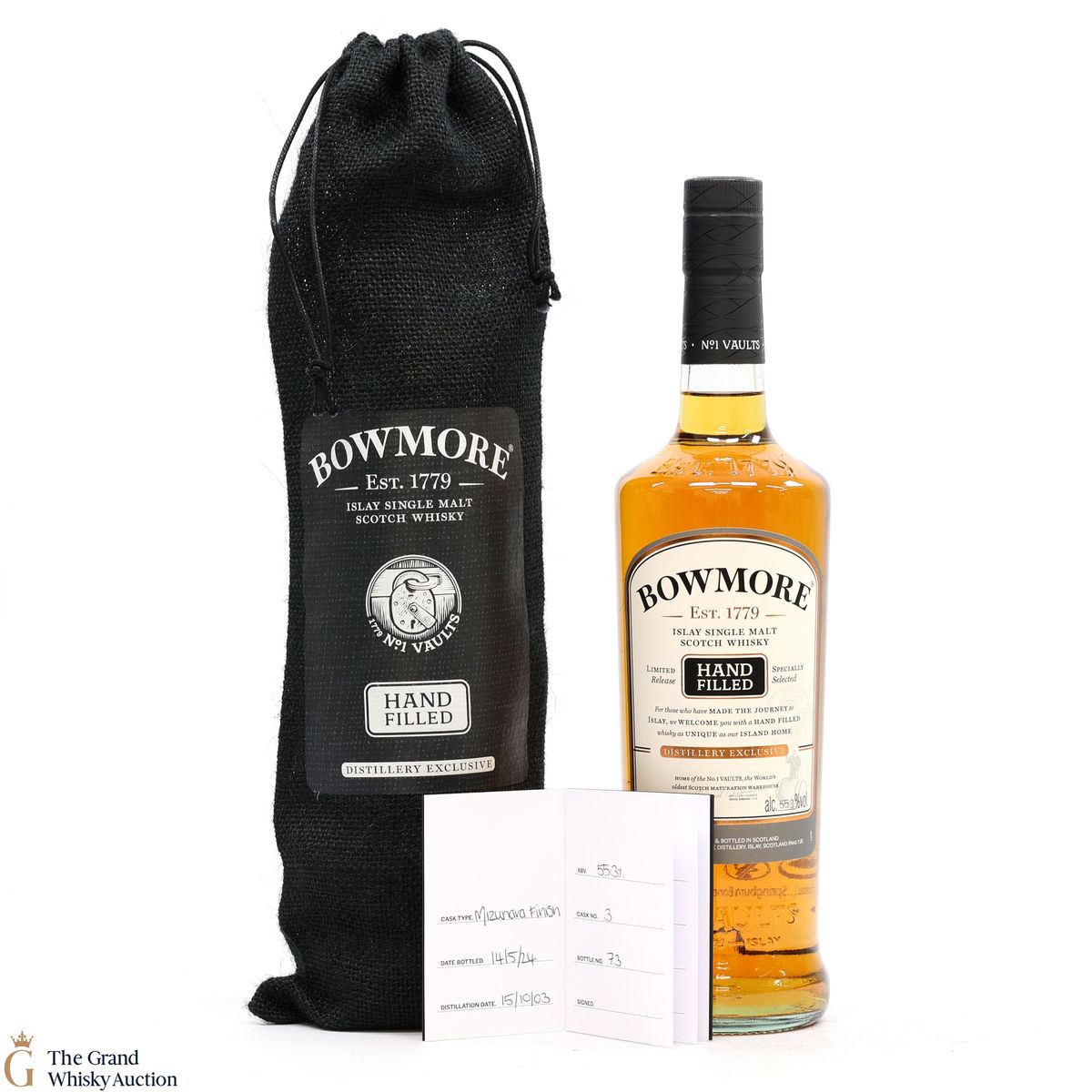 Bowmore - 20 Year Old 2003 Hand Filled - Mizunara Cask #3 Feis Ile 2024