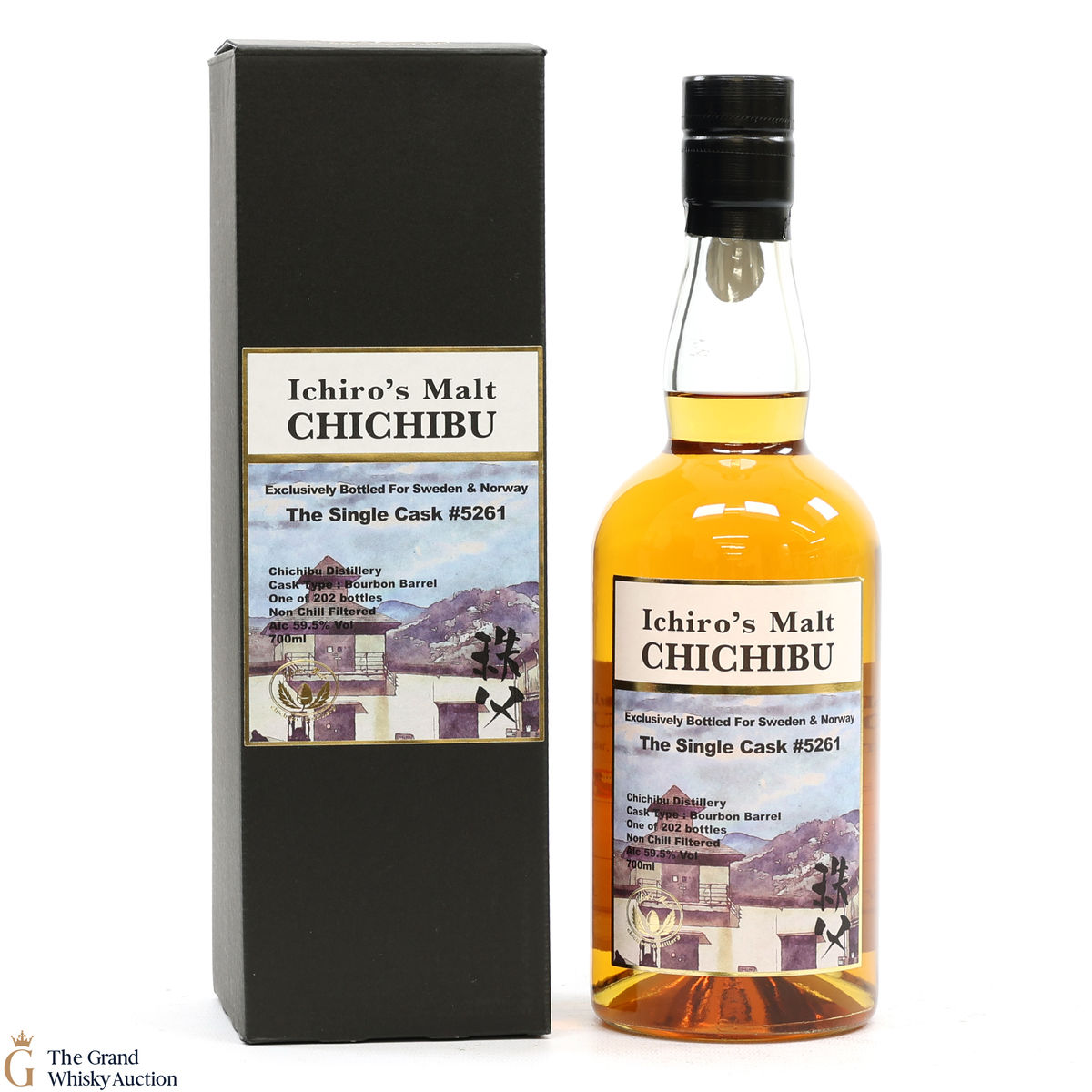 Chichibu - 2015 Ichiro's Malt Single Bourbon Cask #5261- Exclusively For Sweden & Norway