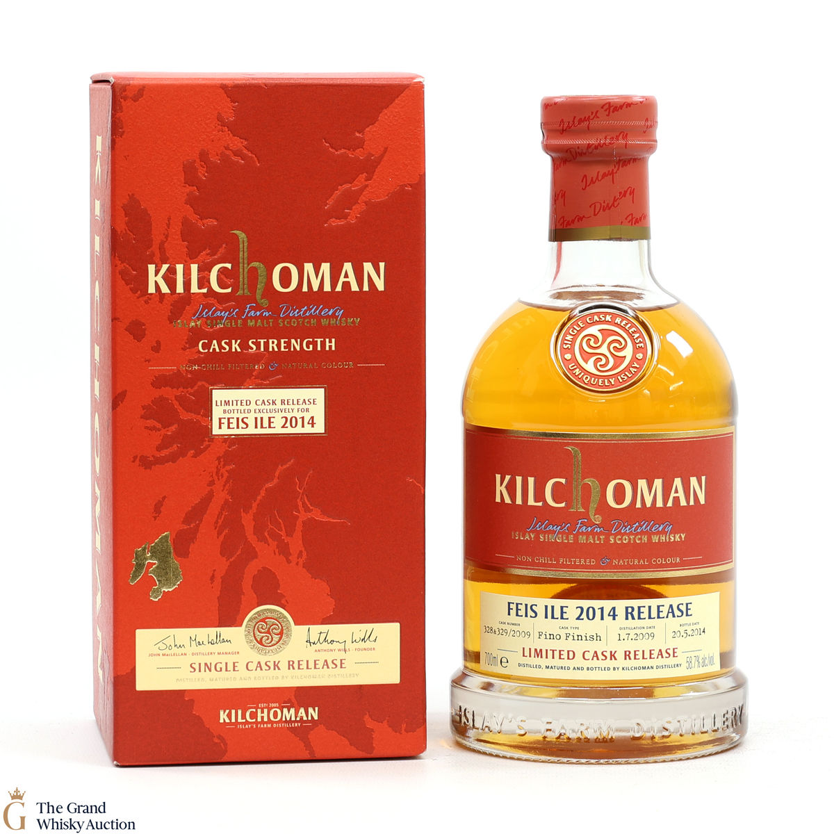 Kilchoman - 2009 Fino Sherry Finish - Feis Ile 2014 - Limited Release (SIGNED)