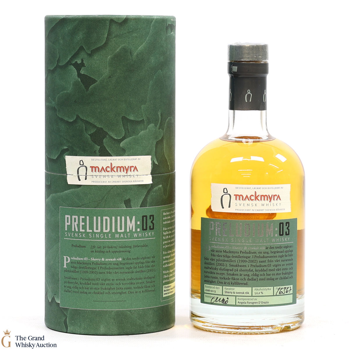 Mackmyra - Preludium: 03 Sherry & Svensk Rök (50cl)