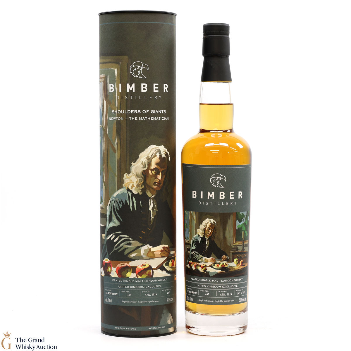 Bimber - Ex-Bourbon Single Cask #467 - Shoulders Of Giants - Newton - The Mathematician