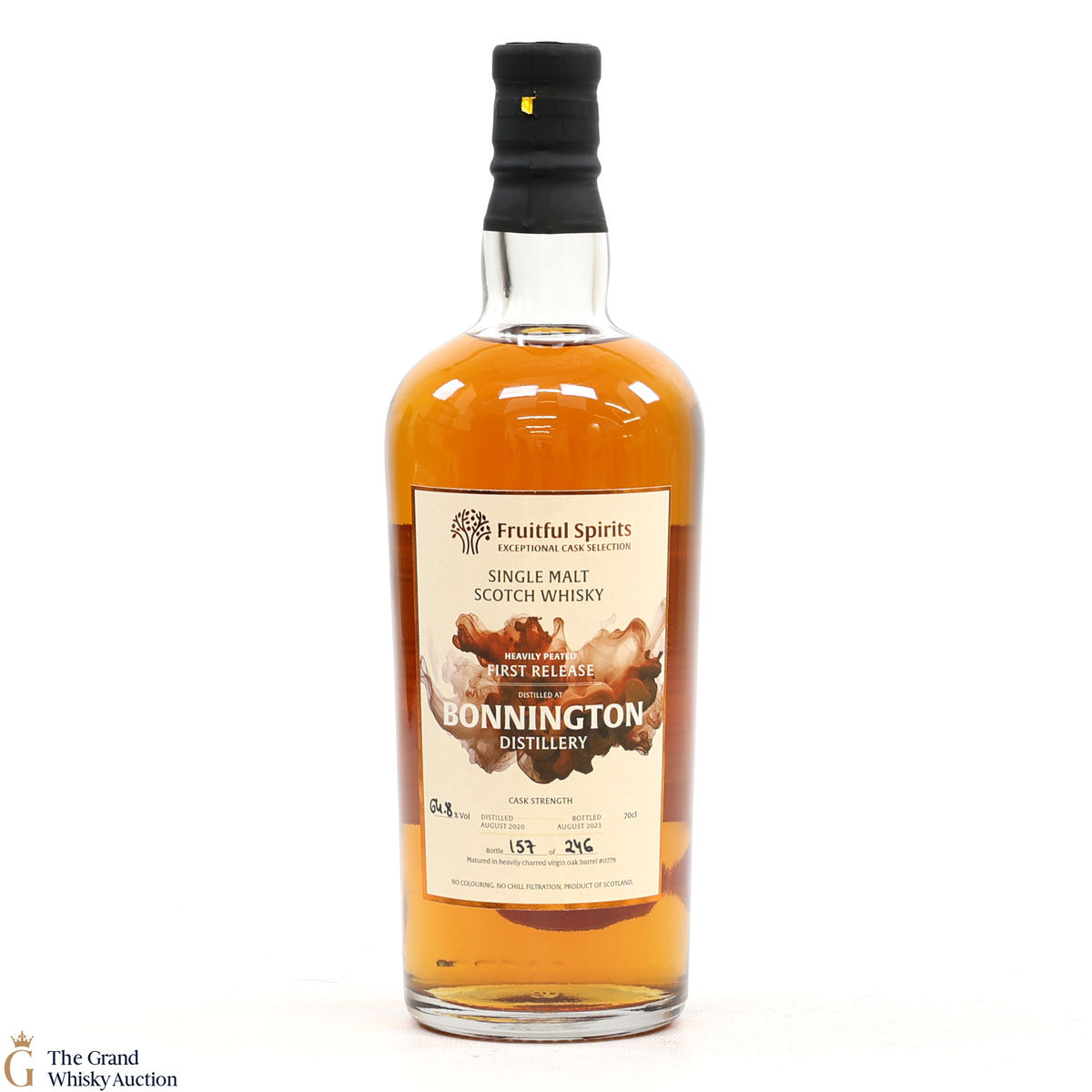 Bonnington - 3 Year Old 2020 - Virgin Oak Barrel #0779 - Fruitful Spirits Heavily Peated First Release