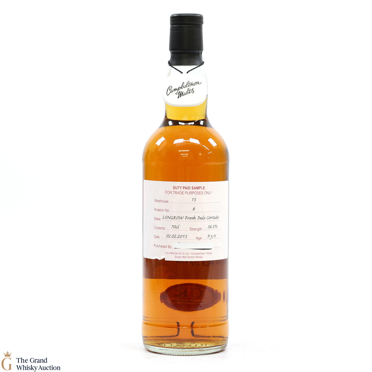 Longrow - 9 Year Old 2015 Fresh Palo Cortado - Duty Paid Sample 56.3%