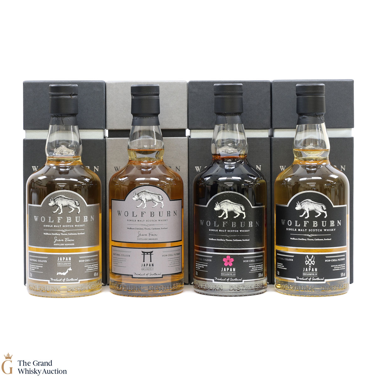 Wolfburn - Japan Exclusive - I - IV (4 x 70cl) (