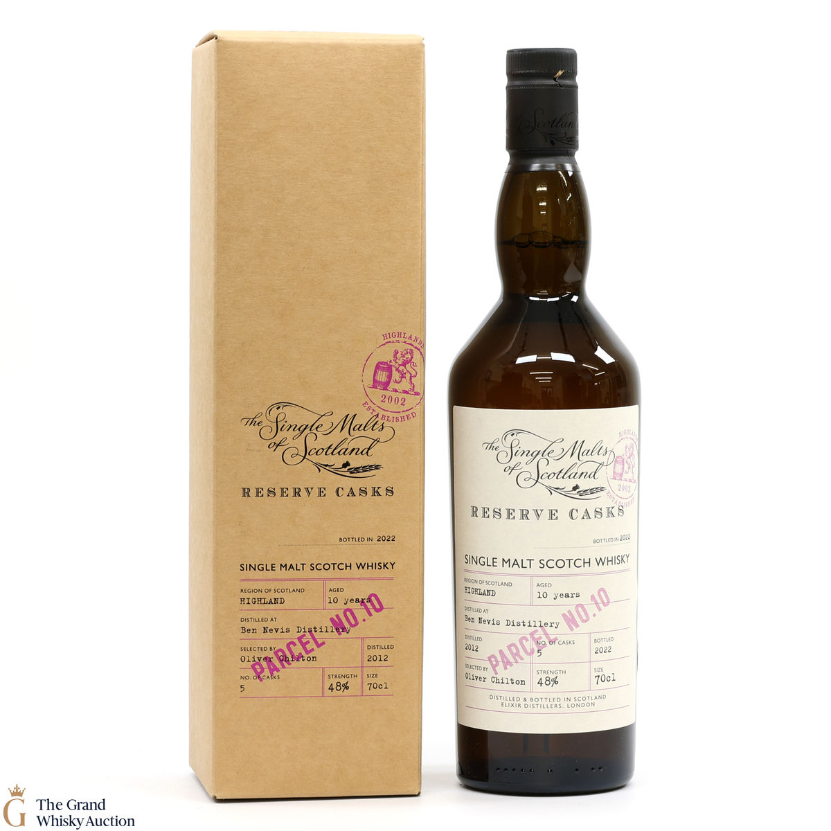 Ben Nevis - 10 Year Old 2012 - Single Malts of Scotland Reserve Casks Parcel #10