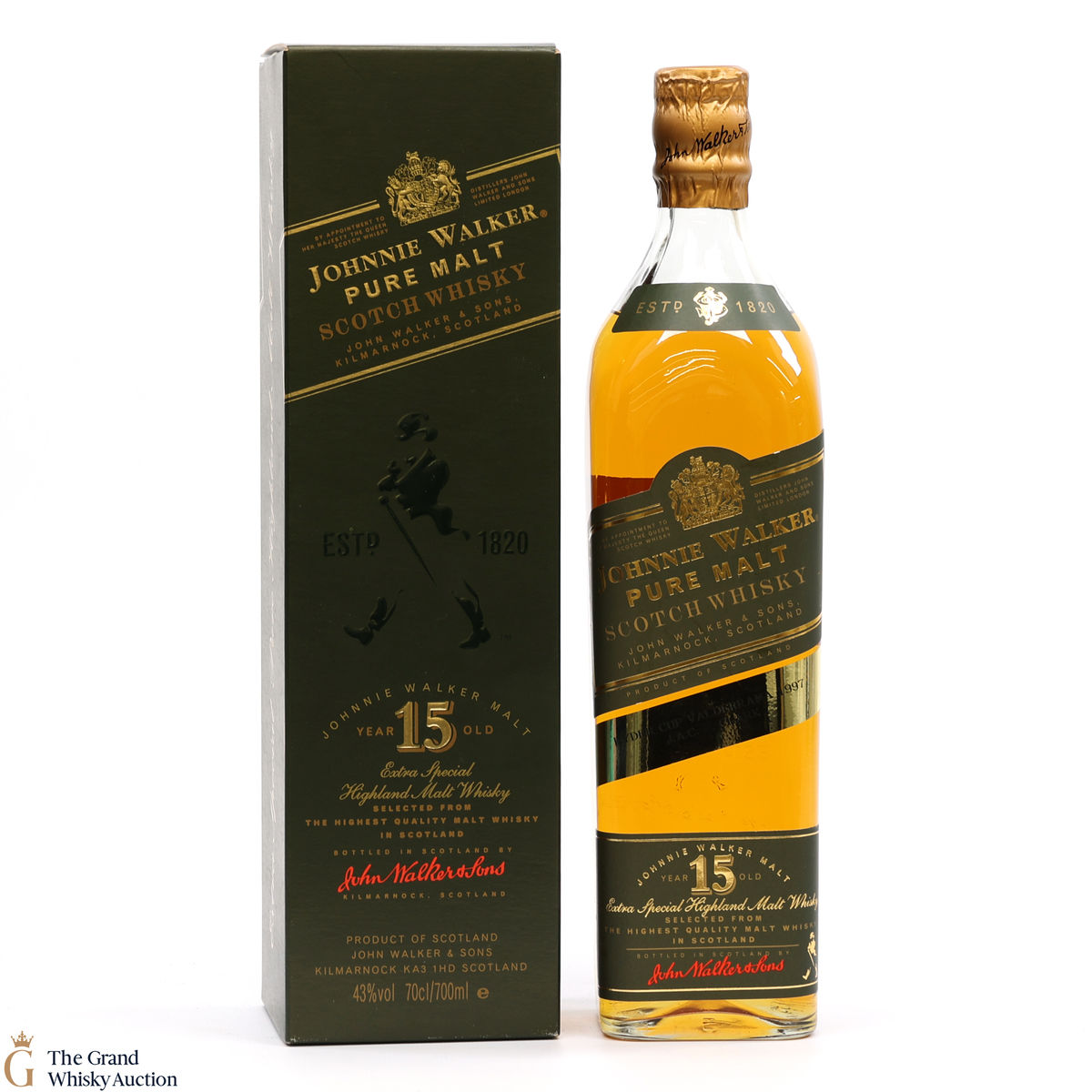 Johnnie Walker - 15 Year Old - Pure Malt - Green Label