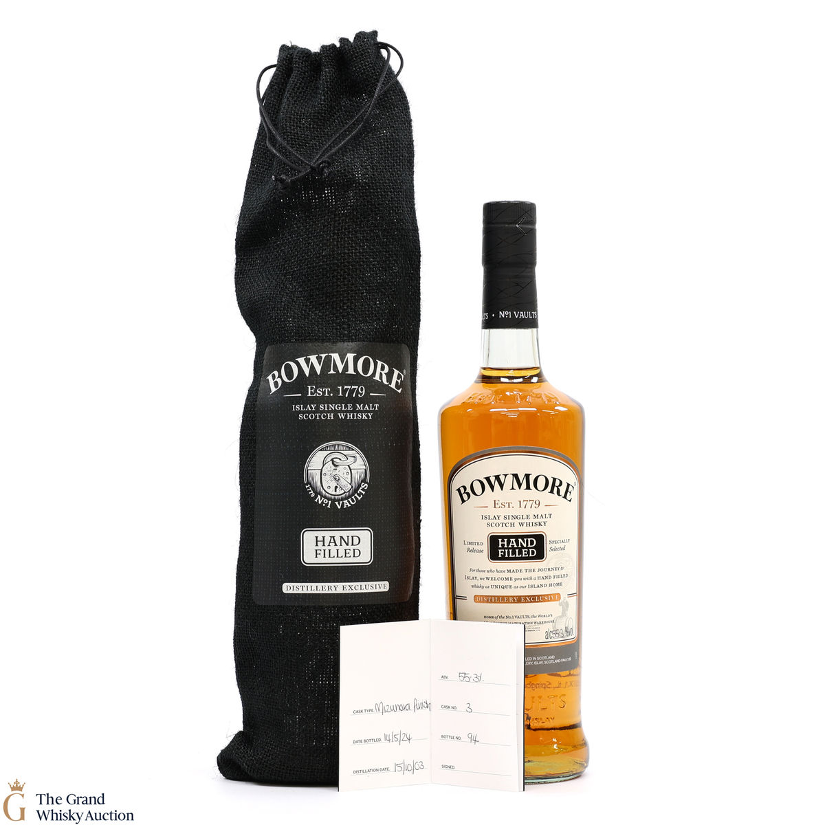 Bowmore - 20 Year Old 2003 Hand Filled - Mizunara Cask #3 Feis Ile 2024