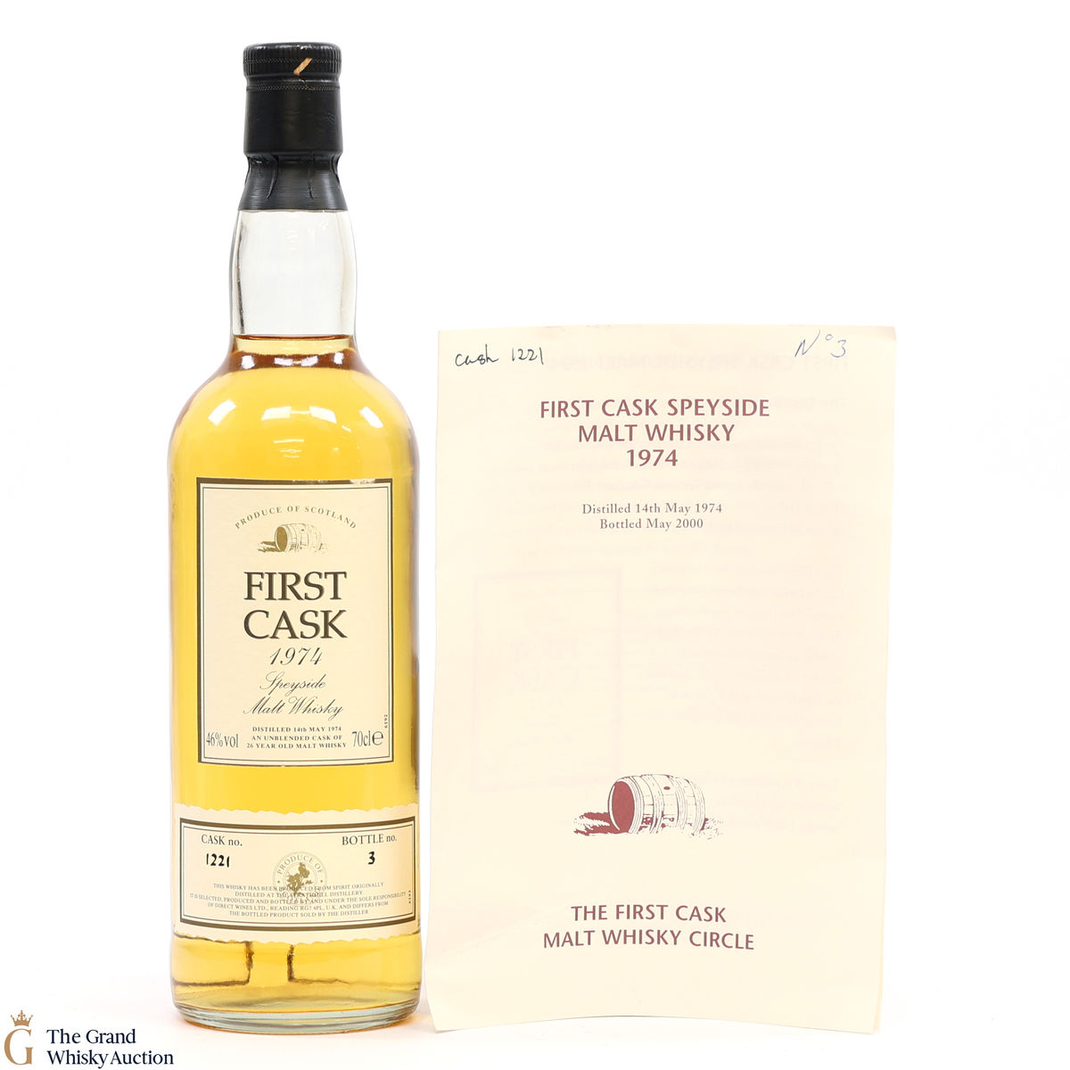Strathmill - 26 Year Old 1974 #1221 - First Cask