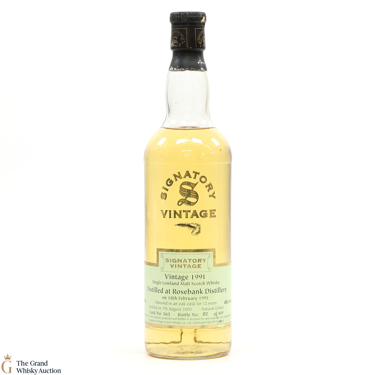 Rosebank - 12 Year Old 1991 - Signatory Vintage 