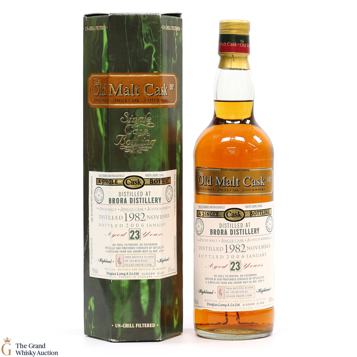 Brora - 23 Year Old 1982 - Single Cask #2294 - The Old Malt Cask