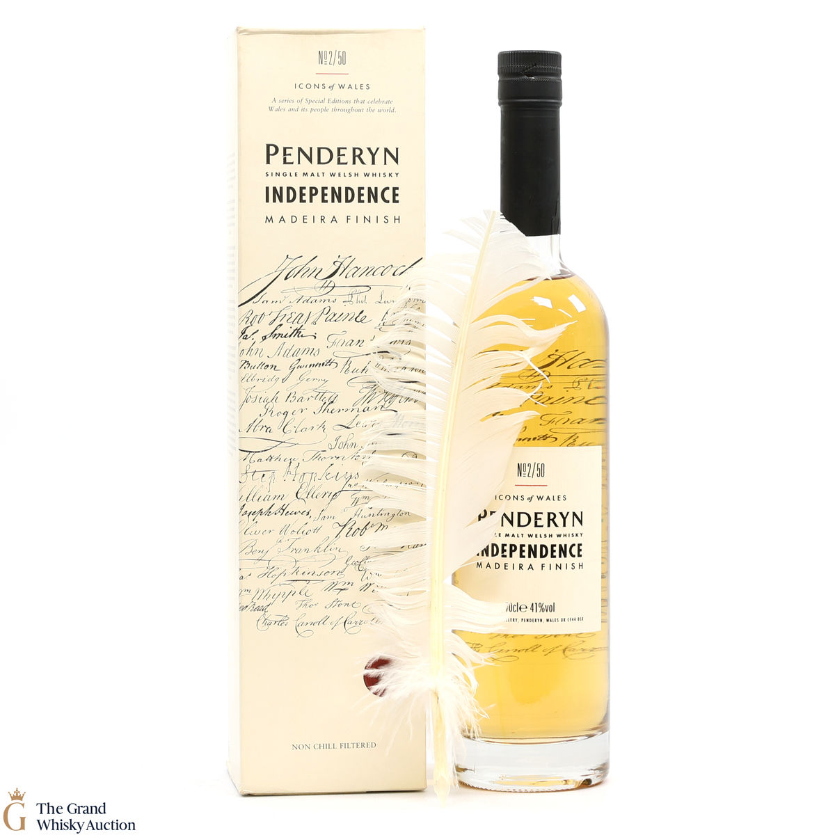 Penderyn - Icons of Wales #2 Independence - Madeira Finish 