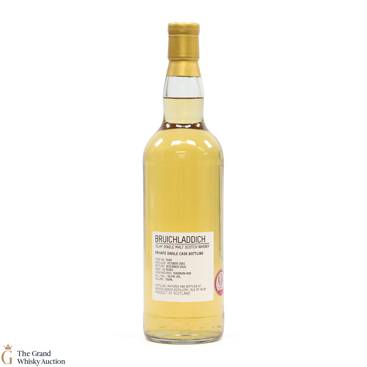 Bruichladdich -  15 Year Old - Private Cask #0560