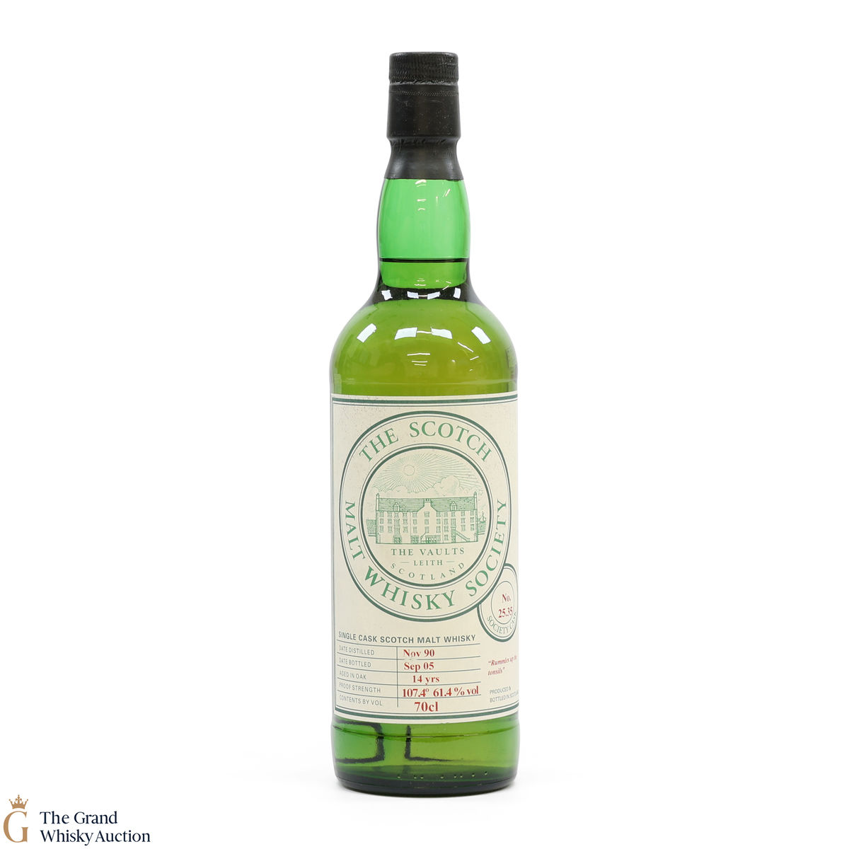 Rosebank - 14 Year Old 1990 - SMWS 25.35 Rummles up the tonsils