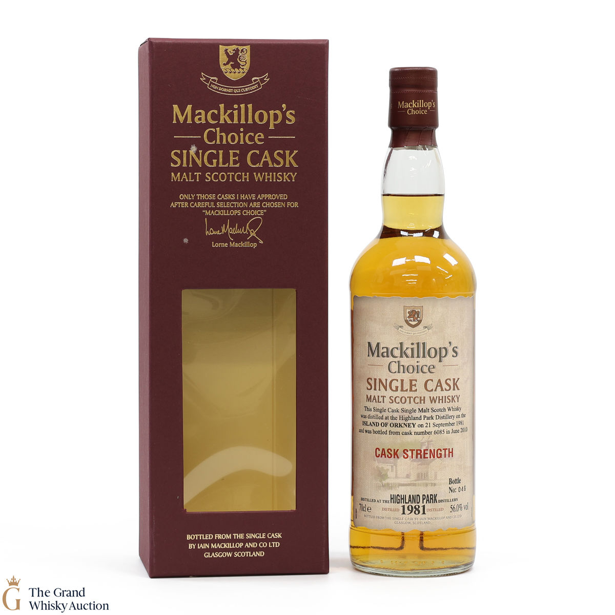 Highland Park - 1981 Cask Strength Single Cask #6085 - Mackillop's Choice 