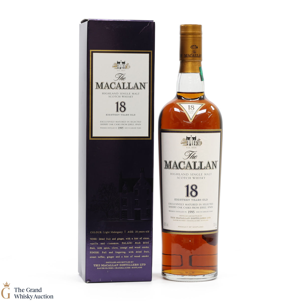 Macallan - 18 Year Old Sherry Oak (1995)