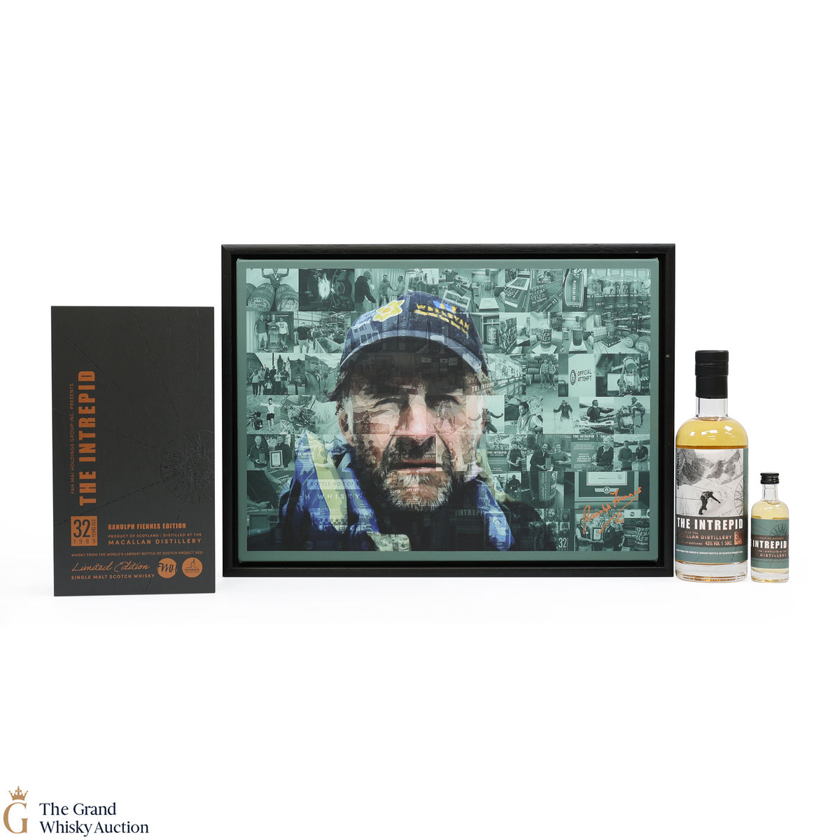 Macallan - 32 Year Old 1989 - The Intrepid Ranulph Fiennes Edition (50cl & 5cl) & Print