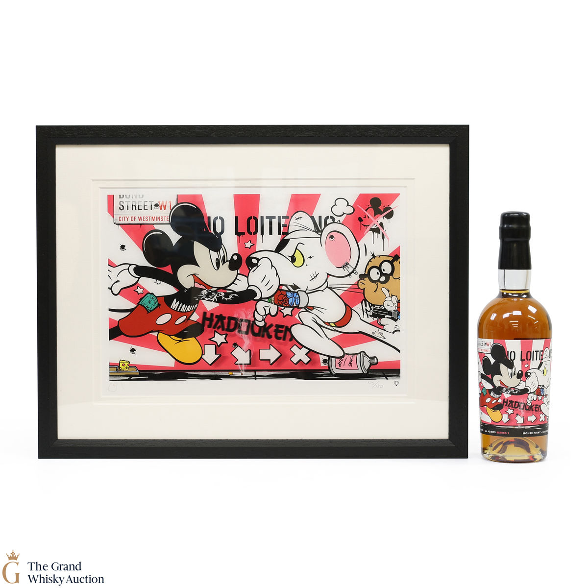 Springbank - 27 Year Old - RW101 x JJ Adams - Mouse Fight (50cl) & Print