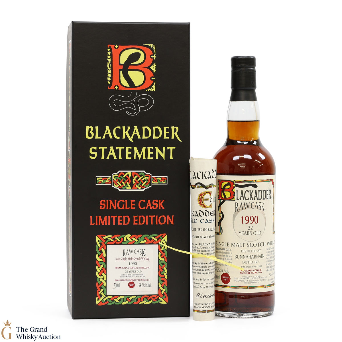 Bunnahabhain - 22 Year Old 1990 - Raw Cask #36 - Blackadder Statement Edition 6