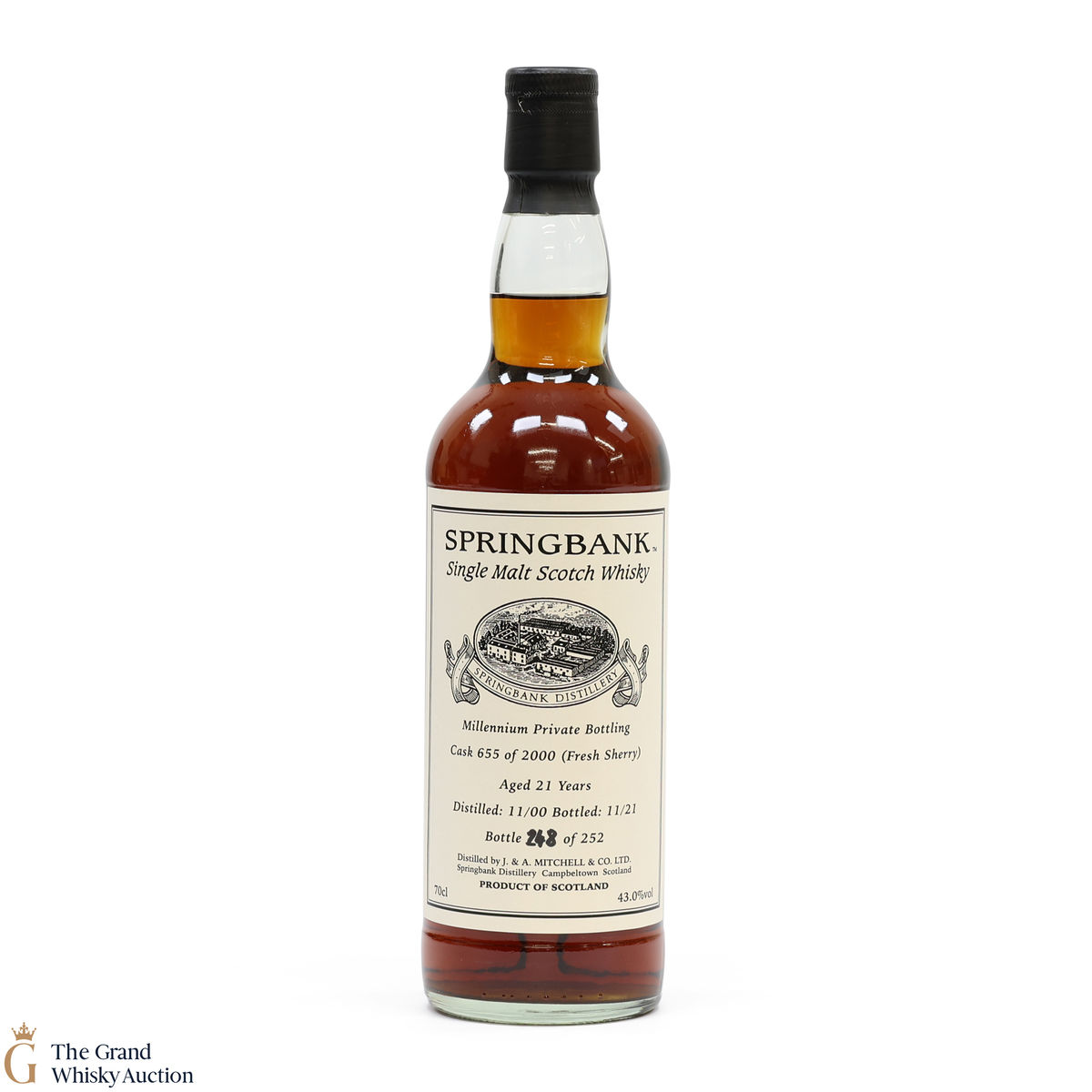 Springbank - 21 Year Old 2000 - Millennium Private Bottling 
