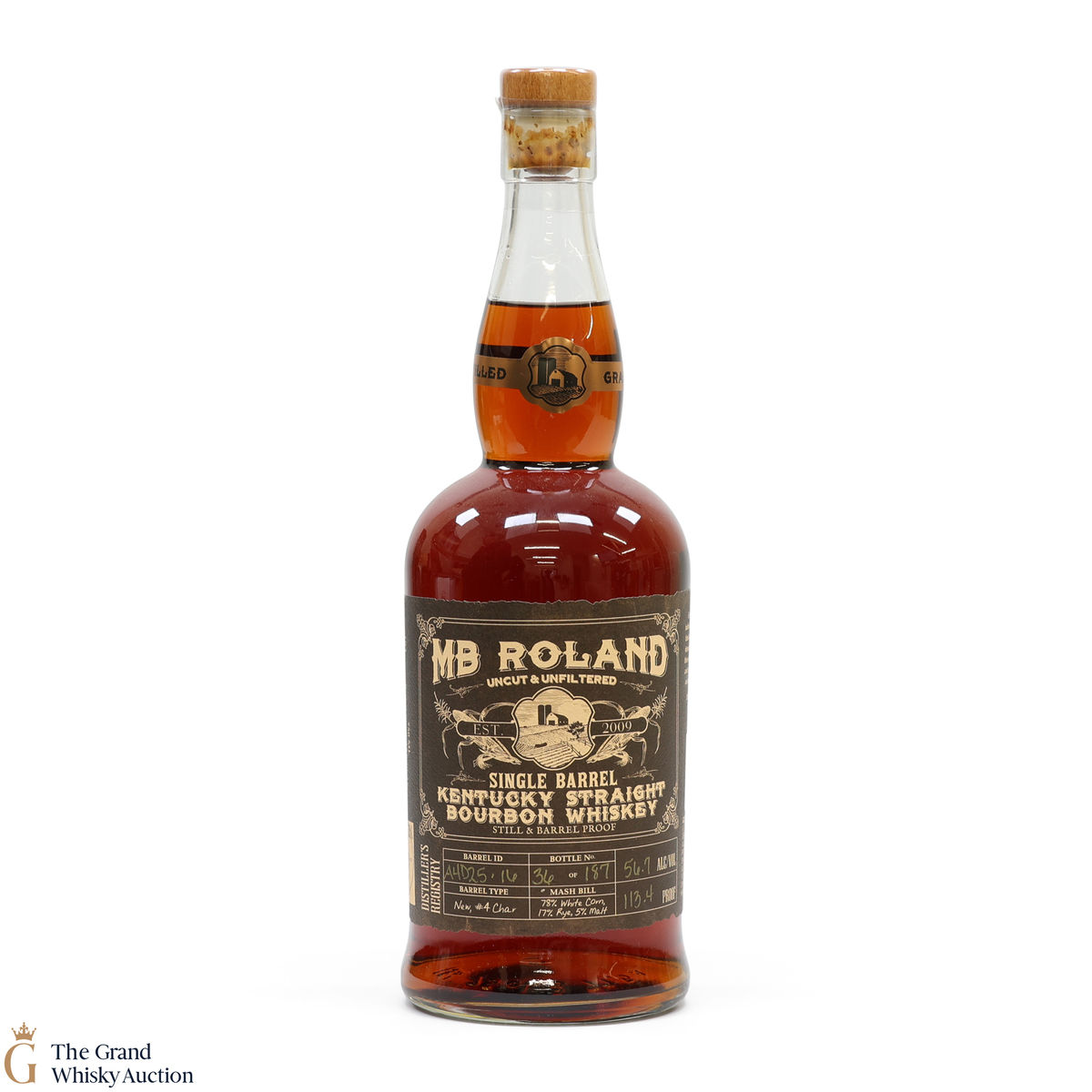 MB Roland - Single Barrel Straight Bourbon