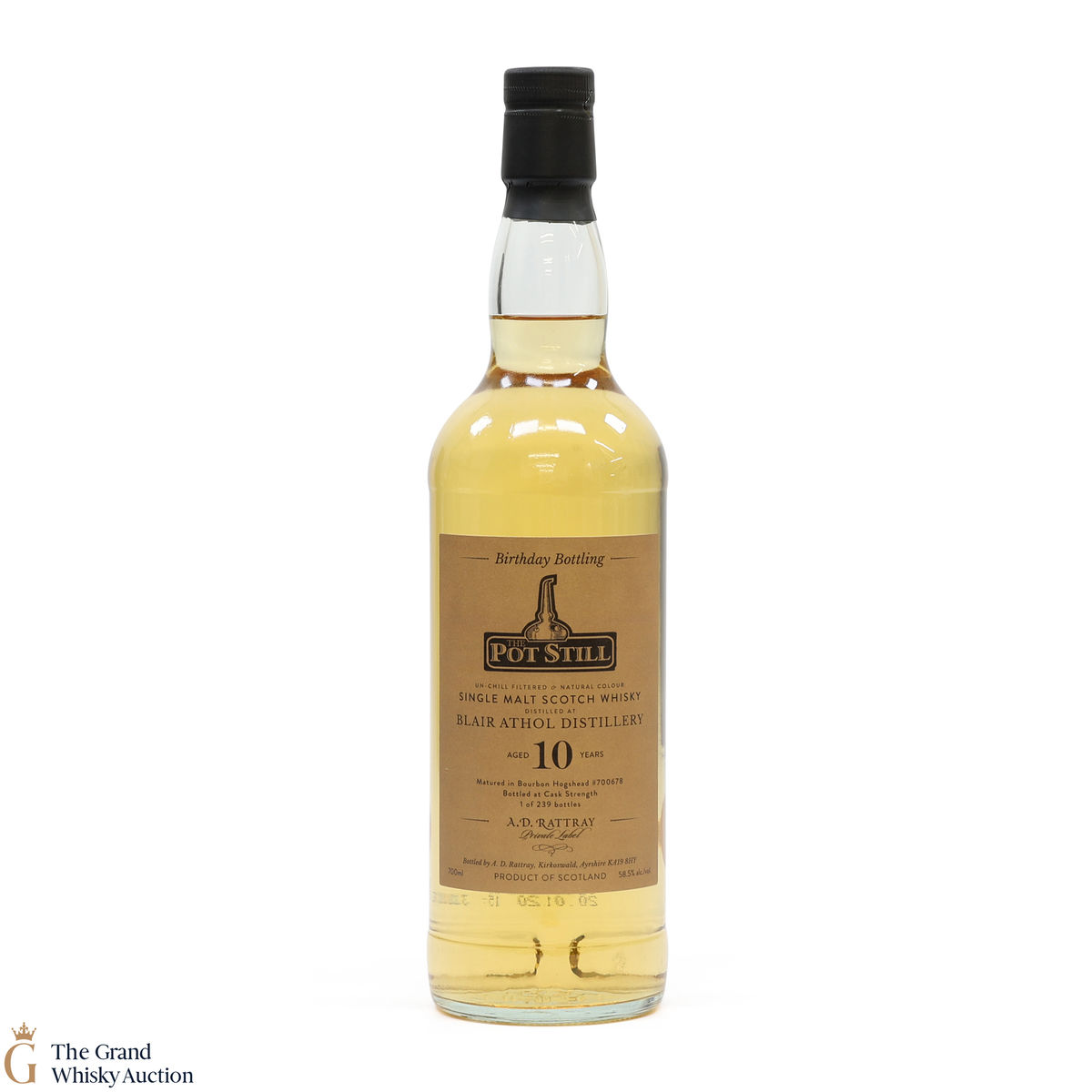 Blair Athol - 10 Year Old - Birthday Bottling - The Pot Still - A.D. Rattray