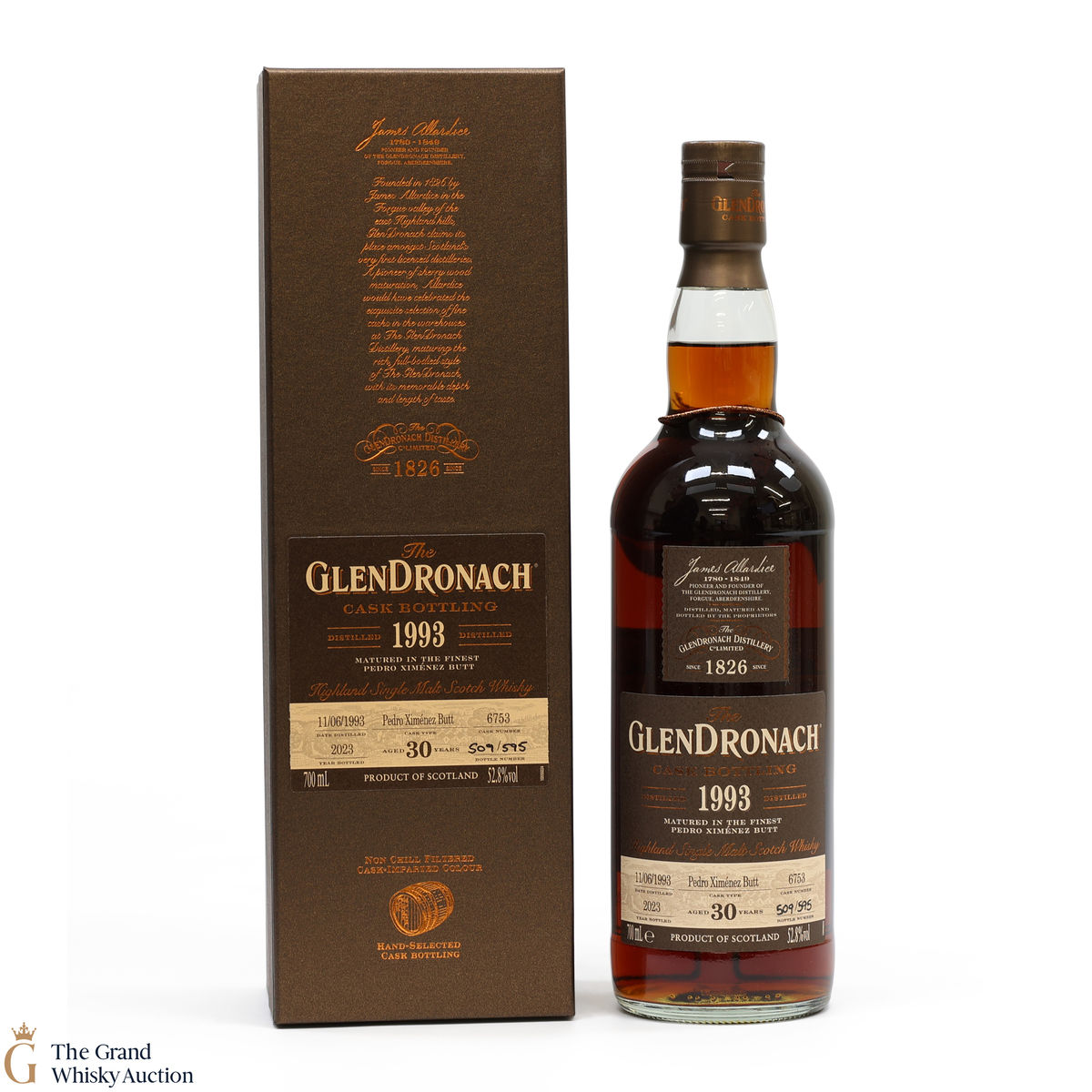 Glendronach - 30 Year Old 1993 - Single Cask #6753