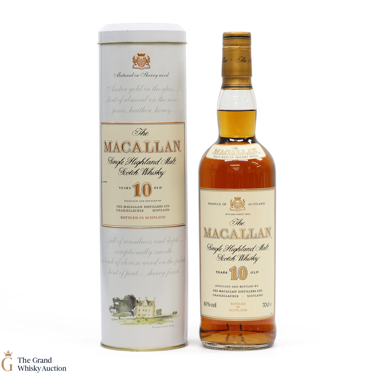 Macallan - 10 Year Old - Tin (1990s)
