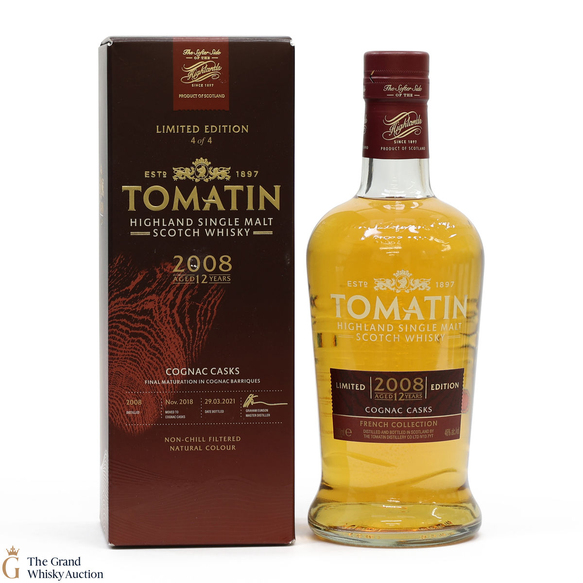 Tomatin - 12 Year Old 2008 - Cognac Casks Limited Edition #4