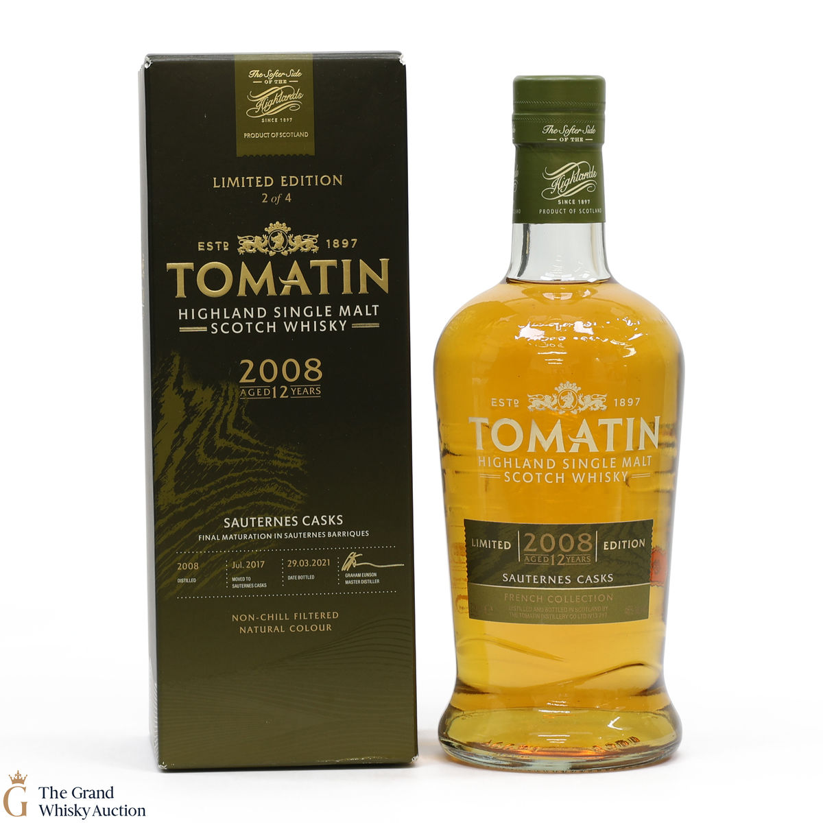 Tomatin - 12 Year Old 2008 Sauternes Casks Limited Edition #2
