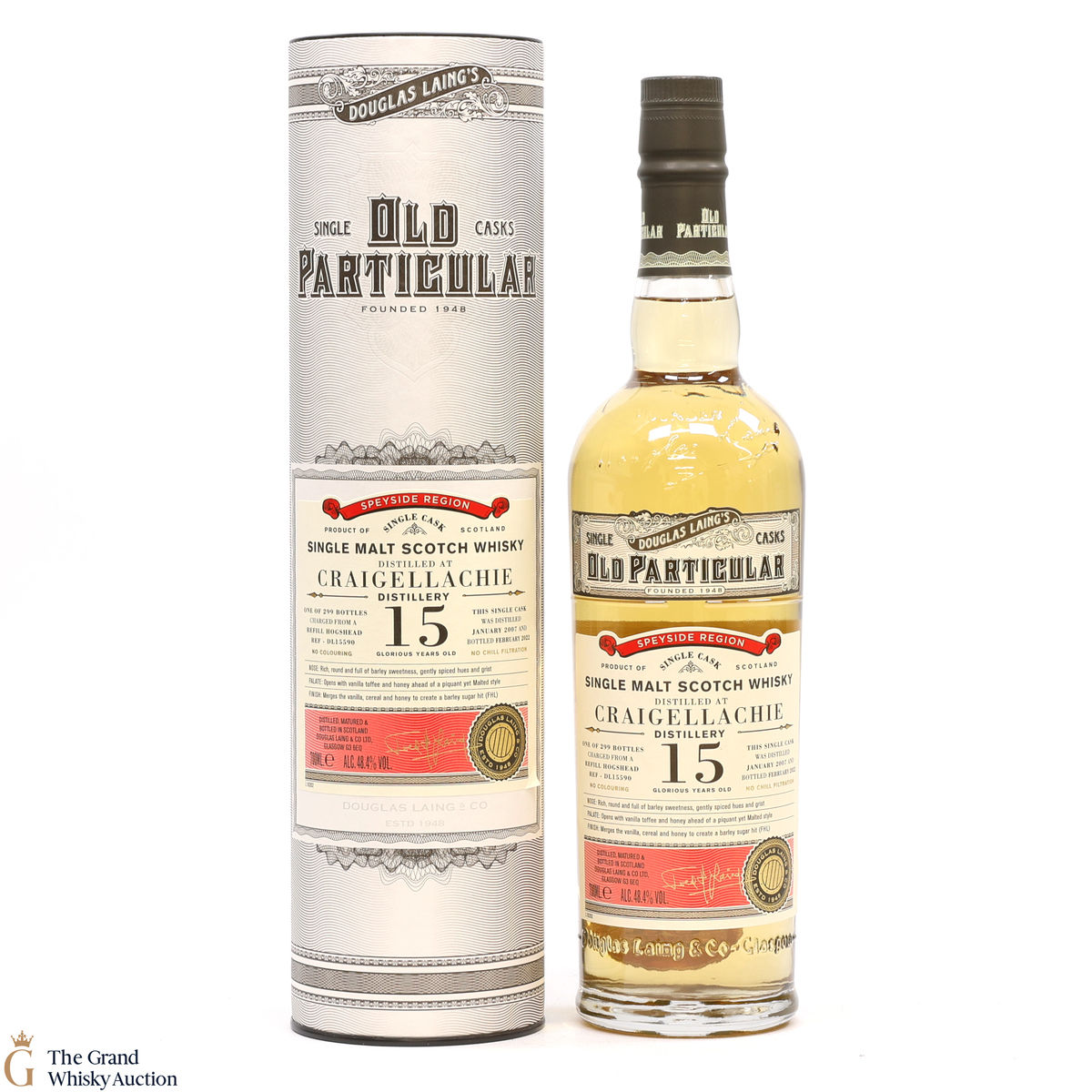 Craigellachie - 15 Year Old 2007 - Old Particular