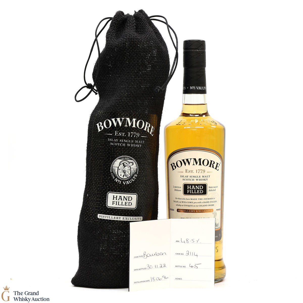Bowmore - 26 Year Old 1996 - Bourbon #2114 Hand Fill 2022