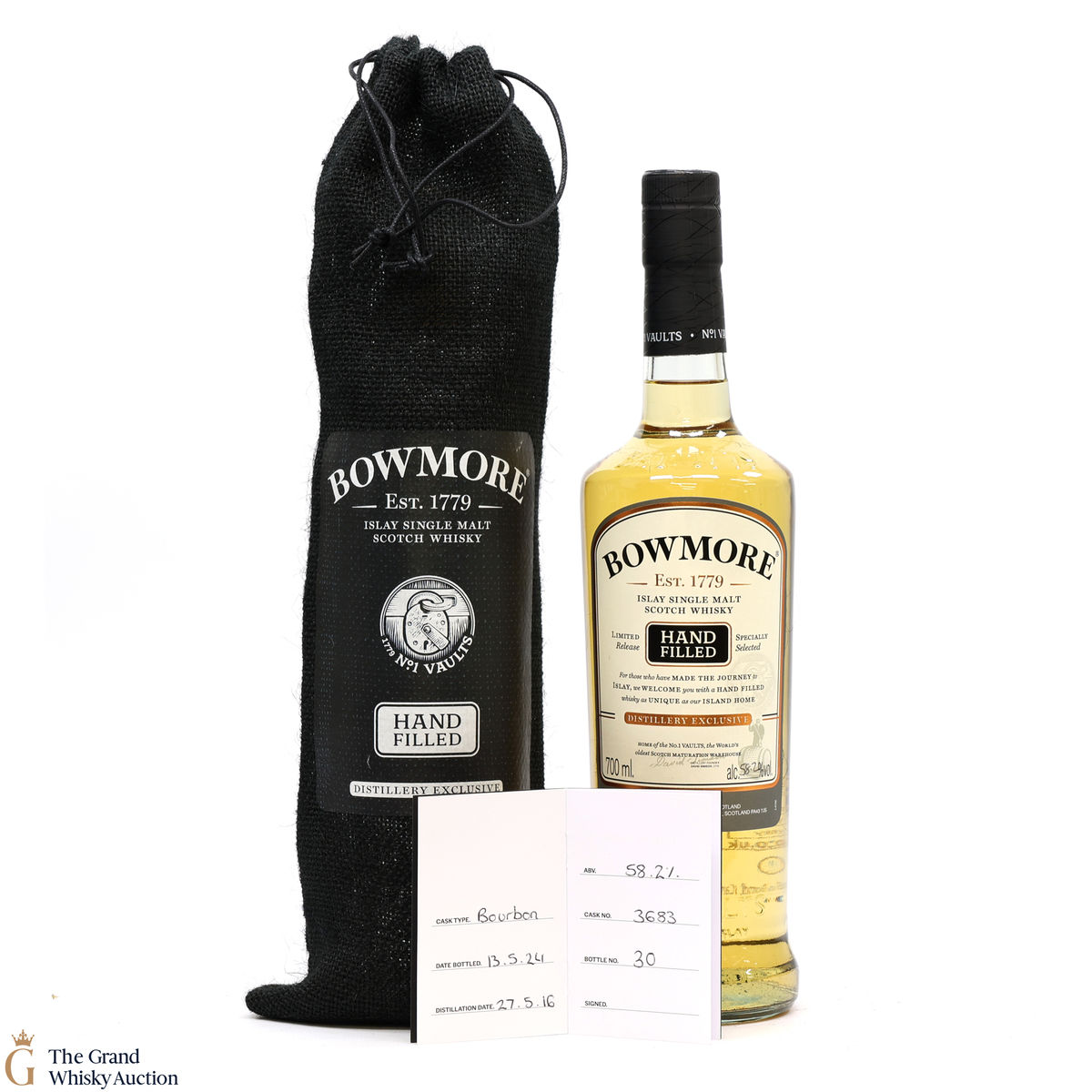 Bowmore - 7 Year Old 2016 Hand Filled - Ex-Bourbon Cask #3683