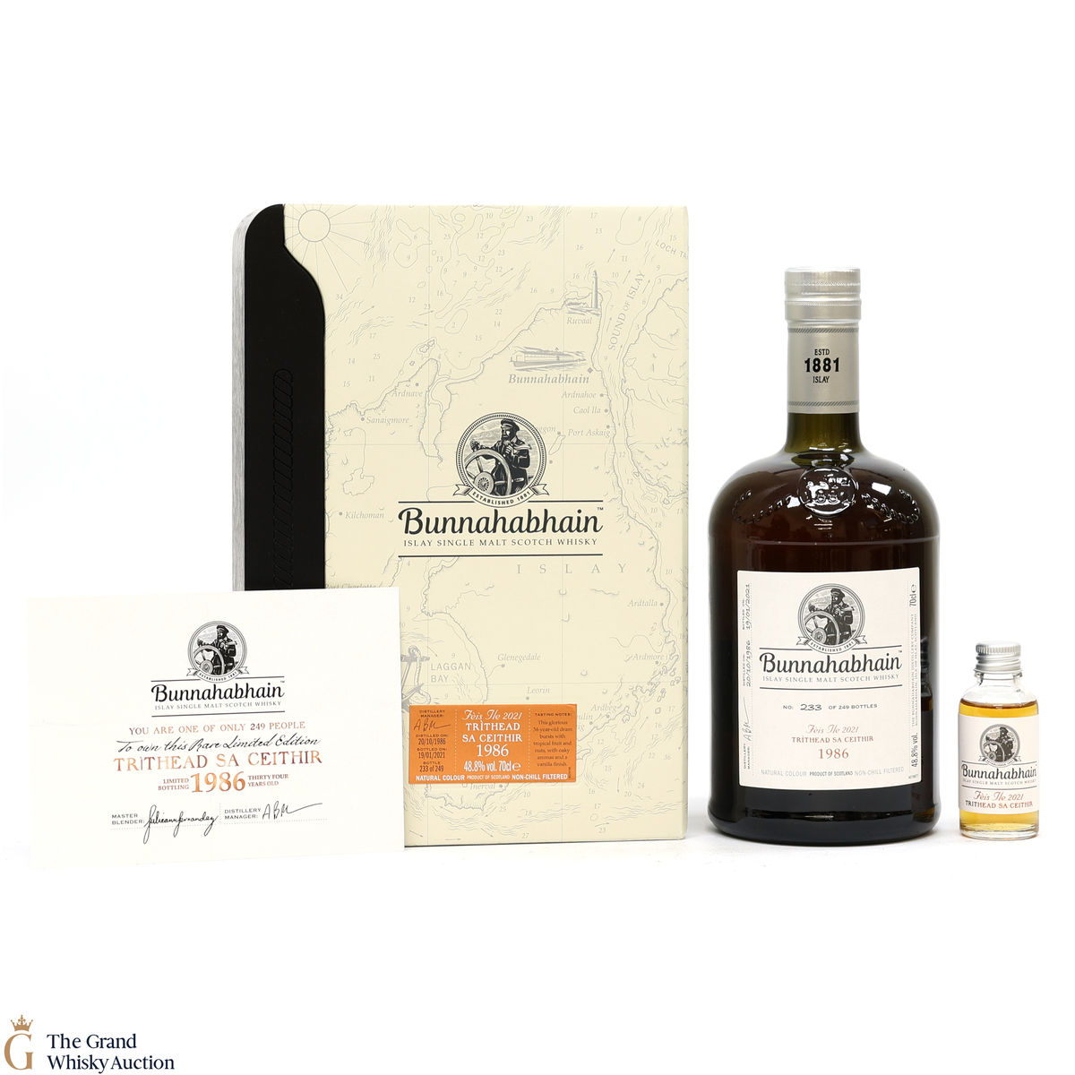 Bunnahabhain - 34 Year Old 1986 Trithead Sa Ceithir Feis Ile 2021 + Sample