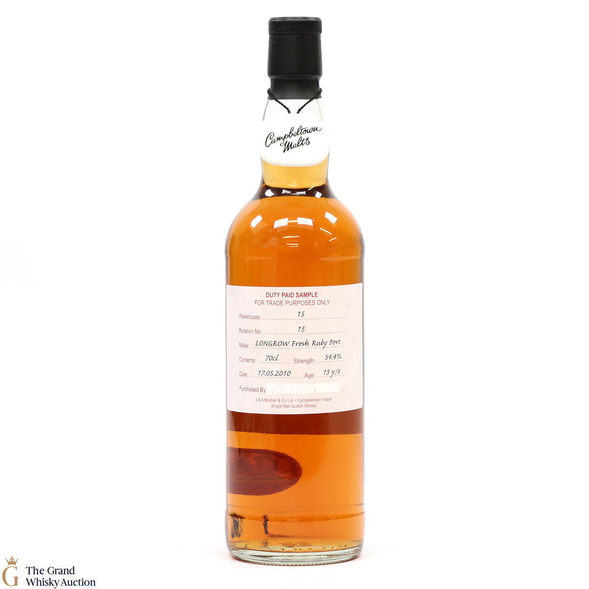 Longrow - 13 Year Old 2010 Fresh Ruby Port - Duty Paid Sample 54.4%